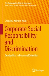 صورة الغلاف: Corporate Social Responsibility and Discrimination 9783319291567
