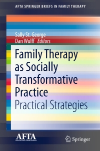 Cover image: Family Therapy as Socially Transformative Practice 9783319291864