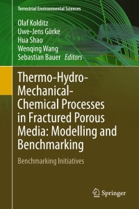 Titelbild: Thermo-Hydro-Mechanical-Chemical Processes in Fractured Porous Media: Modelling and Benchmarking 9783319292236