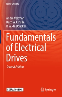 Cover image: Fundamentals of Electrical Drives 2nd edition 9783319294087