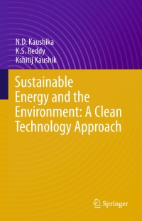 Cover image: Sustainable Energy and the Environment: A Clean Technology Approach 9783319294445