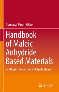 Imagen de portada: Handbook of Maleic Anhydride Based Materials 9783319294537