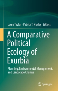 Imagen de portada: A Comparative Political Ecology of Exurbia 9783319294605