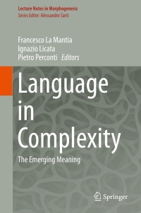 Cover image: Language in Complexity 9783319294810