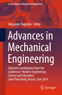 Cover image: Advances in Mechanical Engineering 9783319295787