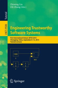 Cover image: Engineering Trustworthy Software Systems 9783319296272