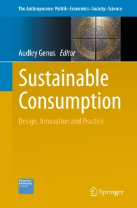 Cover image: Sustainable Consumption 9783319296630