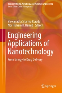 Imagen de portada: Engineering Applications of Nanotechnology 9783319297590