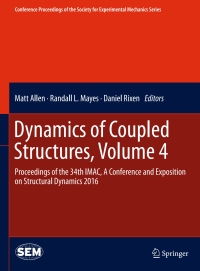 Cover image: Dynamics of Coupled Structures, Volume 4 9783319297620