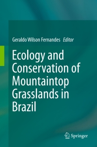 Imagen de portada: Ecology and Conservation of Mountaintop grasslands in Brazil 9783319298078