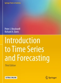 Imagen de portada: Introduction to Time Series and Forecasting 3rd edition 9783319298528