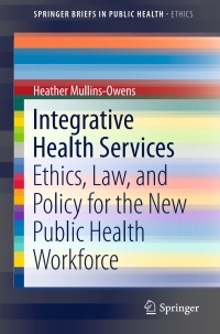 Cover image: Integrative Health Services 9783319298559