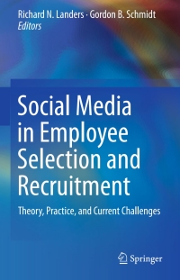 Cover image: Social Media in Employee Selection and Recruitment 9783319299877