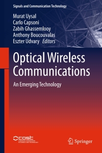 Imagen de portada: Optical Wireless Communications 9783319302003