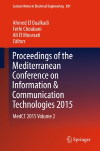 Cover image: Proceedings of the Mediterranean Conference on Information & Communication Technologies 2015 9783319302966