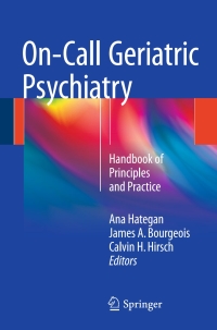 Imagen de portada: On-Call Geriatric Psychiatry 9783319303444