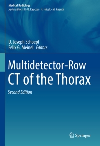 Titelbild: Multidetector-Row CT of the Thorax 2nd edition 9783319303536