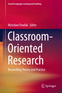 Cover image: Classroom-Oriented Research 9783319303710