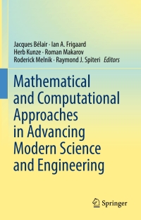 Imagen de portada: Mathematical and Computational Approaches in Advancing Modern Science and Engineering 9783319303772