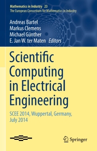 Cover image: Scientific Computing in Electrical Engineering 9783319303987