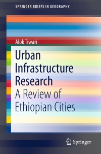 صورة الغلاف: Urban Infrastructure Research 9783319304014