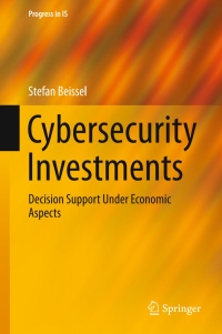 Cover image: Cybersecurity Investments 9783319304588