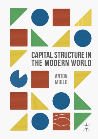 Cover image: Capital Structure in the Modern World 9783319307121