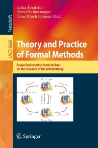 Cover image: Theory and Practice of Formal Methods 9783319307336