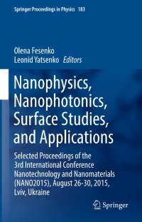 Cover image: Nanophysics, Nanophotonics, Surface Studies, and Applications 9783319307367