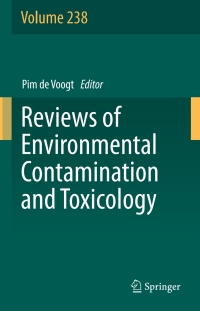 Cover image: Reviews of Environmental Contamination and Toxicology Volume 238 9783319307909