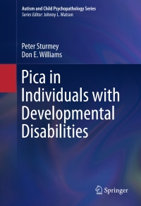 Cover image: Pica in Individuals with Developmental Disabilities 9783319307961