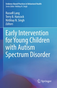 Imagen de portada: Early Intervention for Young Children with Autism Spectrum Disorder 9783319309231