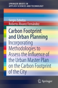 Cover image: Carbon Footprint and Urban Planning 9783319310497