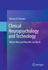 Cover image: Clinical Neuropsychology and Technology 9783319310732