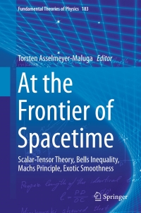 Imagen de portada: At the Frontier of Spacetime 9783319312972