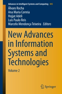 Titelbild: New Advances in Information Systems and Technologies 9783319313061