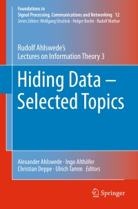 Imagen de portada: Hiding Data - Selected Topics 9783319315133