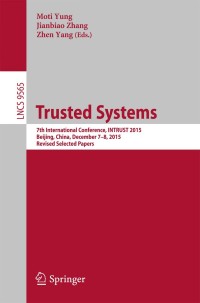Imagen de portada: Trusted Systems 9783319315492