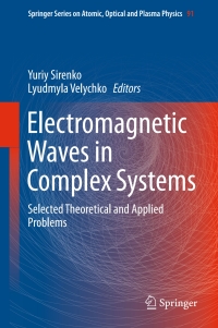 Cover image: Electromagnetic Waves in Complex Systems 9783319316307