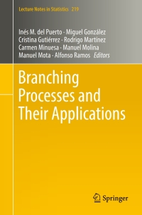 Cover image: Branching Processes and Their Applications 9783319316390