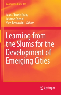 表紙画像: Learning from the Slums for the Development of Emerging Cities 9783319317922