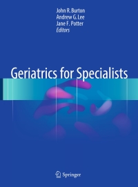 Immagine di copertina: Geriatrics for Specialists 9783319318295