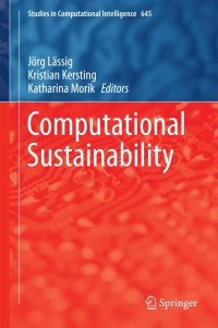 Cover image: Computational Sustainability 9783319318561