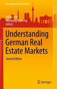 Imagen de portada: Understanding German Real Estate Markets 2nd edition 9783319320304