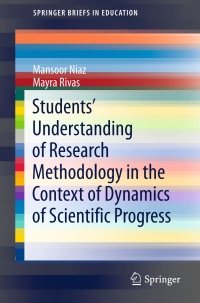 Cover image: Students’ Understanding of Research Methodology in the Context of Dynamics of Scientific Progress 9783319320397
