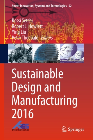 表紙画像: Sustainable Design and Manufacturing 2016 9783319320960