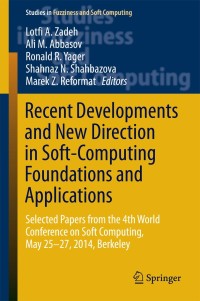 صورة الغلاف: Recent Developments and New Direction in Soft-Computing Foundations and Applications 9783319322278