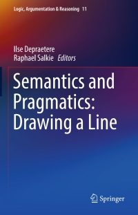 Cover image: Semantics and Pragmatics: Drawing a Line 9783319322452