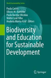Cover image: Biodiversity and Education for Sustainable Development 9783319323176