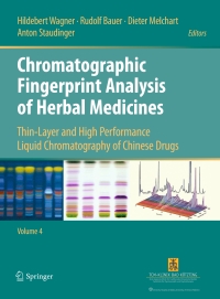 Cover image: Chromatographic Fingerprint Analysis of Herbal Medicines Volume IV 9783319323268